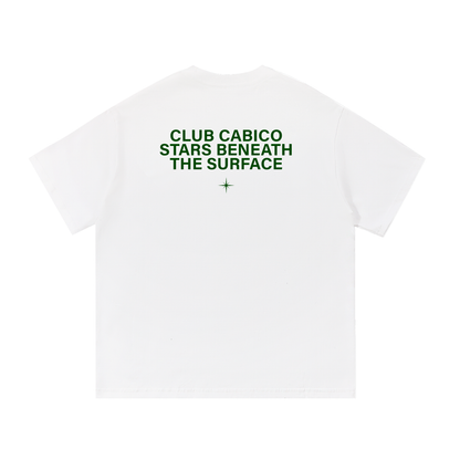 Around the World Tee in White